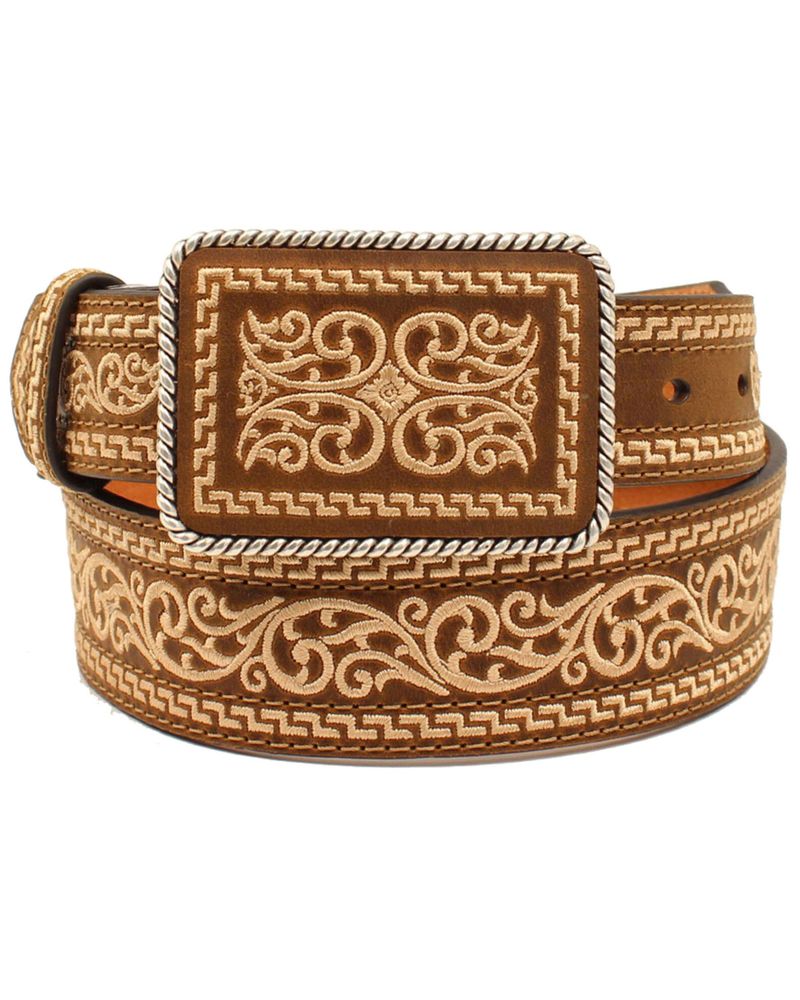 Nocona Men's Southwestern Fabric Western Belt