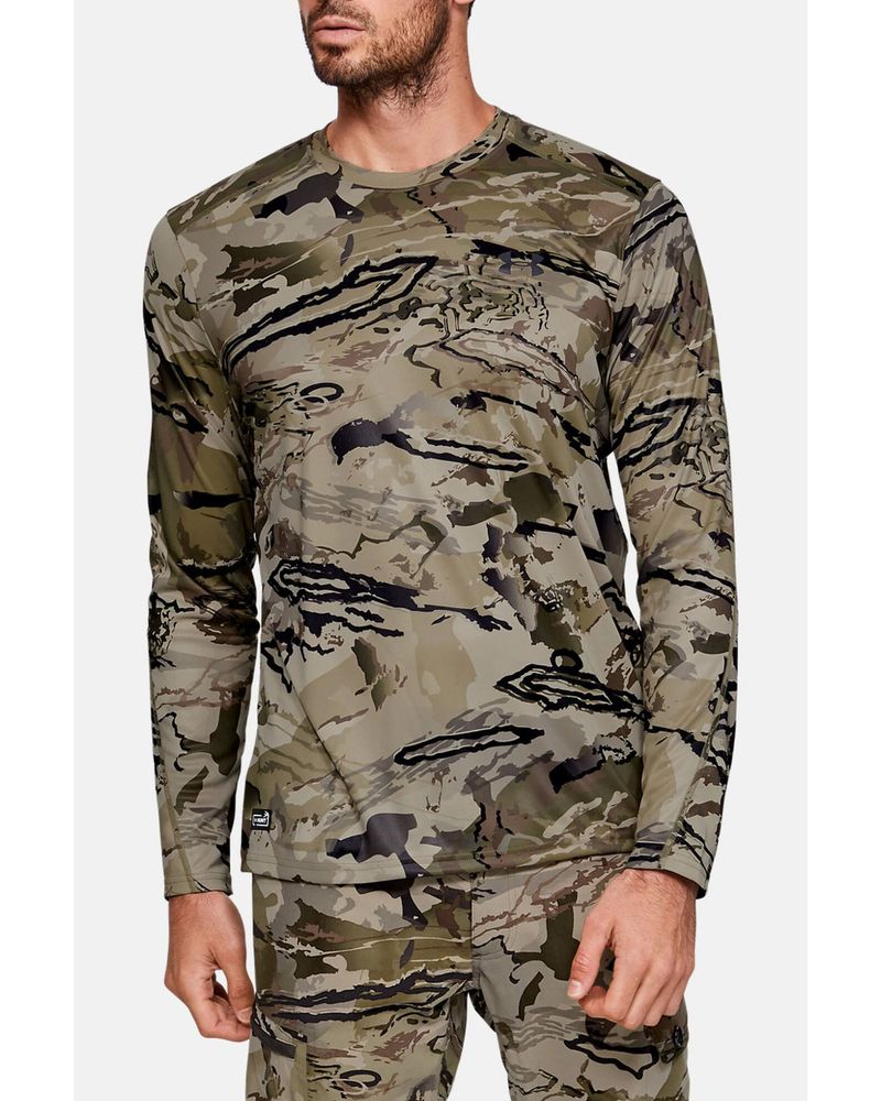 Under Armour ABC Camo Cotton Polyester Long Sleeve T-Shirt