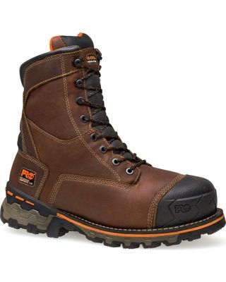 Timberland Pro Boondock Waterproof 8" Lace-Up Work Boots - Composite Toe