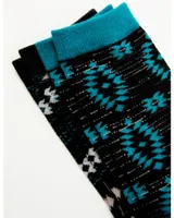 Shyanne Women's Marled Southwestern 2-Pack Socks