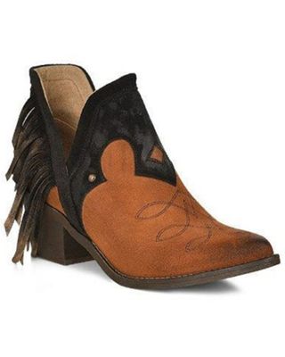 Circle G Women's LD Western Booties - Pointed Toe