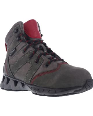 Reebok Women's ZigKick Waterproof Hiker Work Boots - Carbon Toe