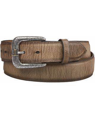 Lucchese Men's Tan Mad Dog Goat Leather Belt