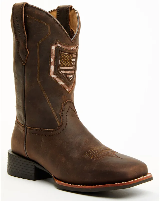RANK 45® Men's Deuce Western Boots - Broad Square Toe