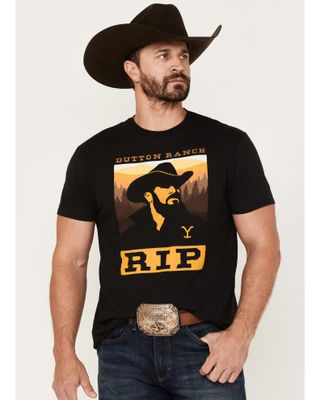 Changes Men's RIP Outlaw Yellowstone Graphic T-Shirt