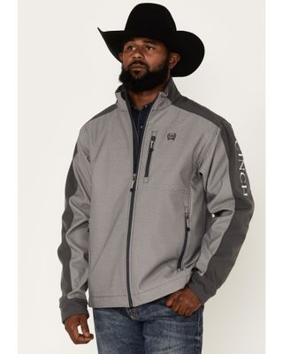 Cinch Men's Textured Logo Concealed Carry Softshell Jacket