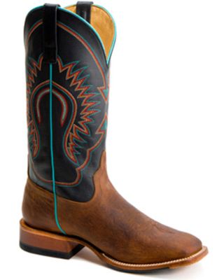 Horse Power Men's Bison Western Boots - Broad Square Toe