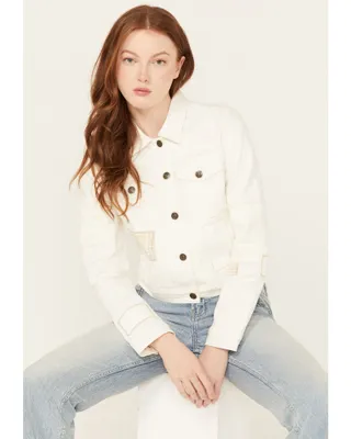 Cleo + Wolf Women's Patched Trucker Jacket