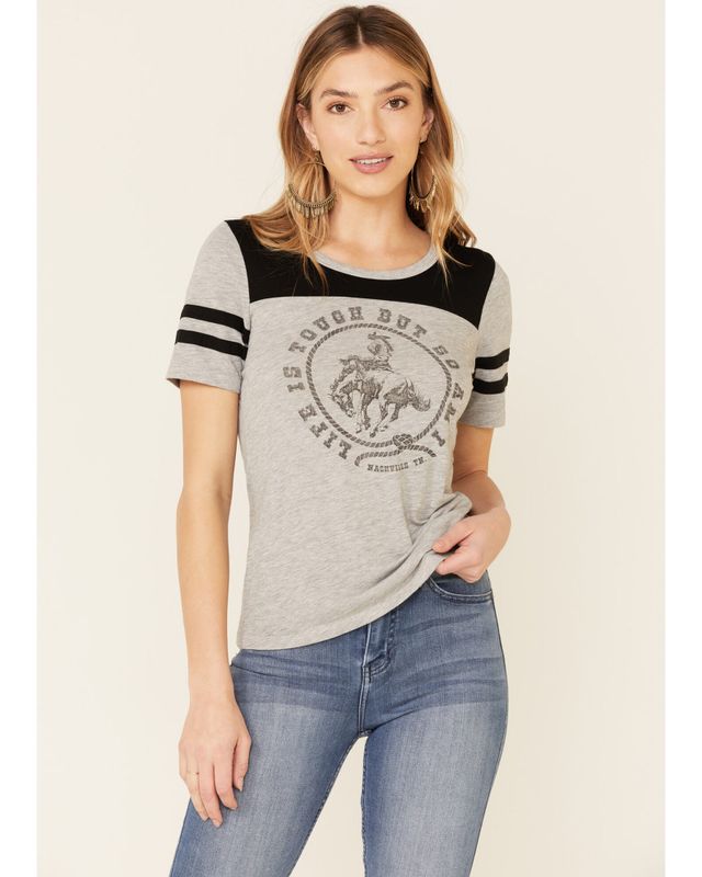 Bad Ass Woman Oversized Graphic Trustie Tee – Idyllwind Fueled by