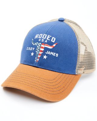Cody James Men's Rodeo Steer Head Mesh-Back Ball Cap