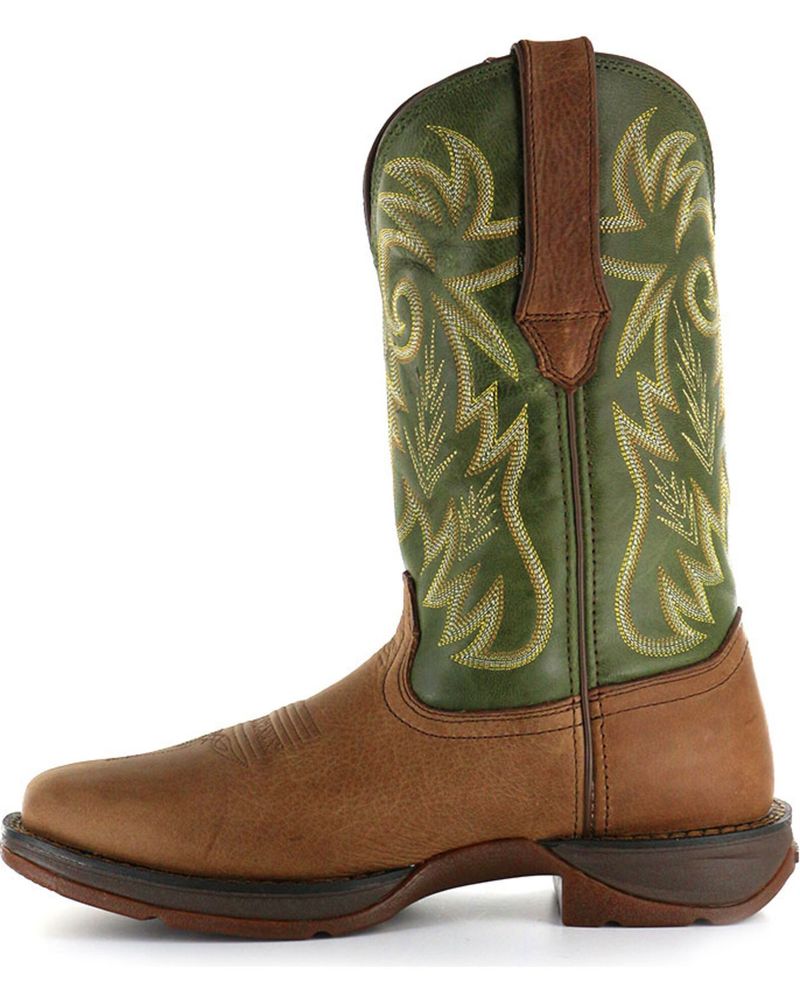 Durango Men's Rebel Pull-On Broad Square Toe Western Boots