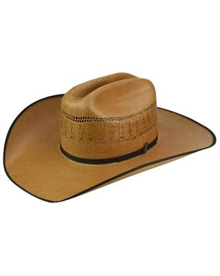 Bailey Men's Derren Adobe Cattleman Trim Western Straw Hat