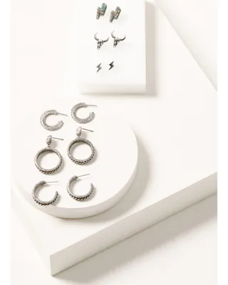 Idyllwind Women's Daisy Oak 6-Piece Earrings Set