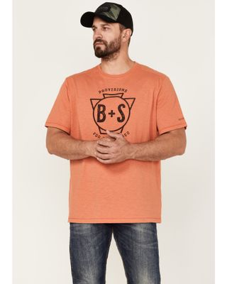 Brothers & Sons Men's Logo Graphic Short Sleeve T-Shirt