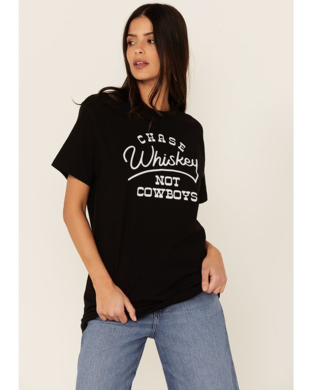 Goodie Two Sleeves Cowboys T-Shirt - Women's T-Shirts in Rain Drum