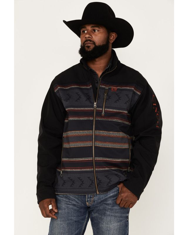 Cinch Men's Textured Logo Softshell Colorblock CC Jacket