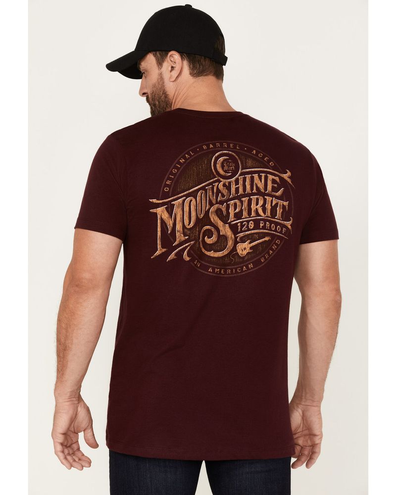 Moonshine Spirit Men's Oak Barrel Graphic Short Sleeve T-Shirt