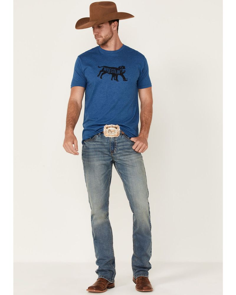 STS Ranchwear Men's Steer Wrestlin Graphic Short Sleeve T-Shirt