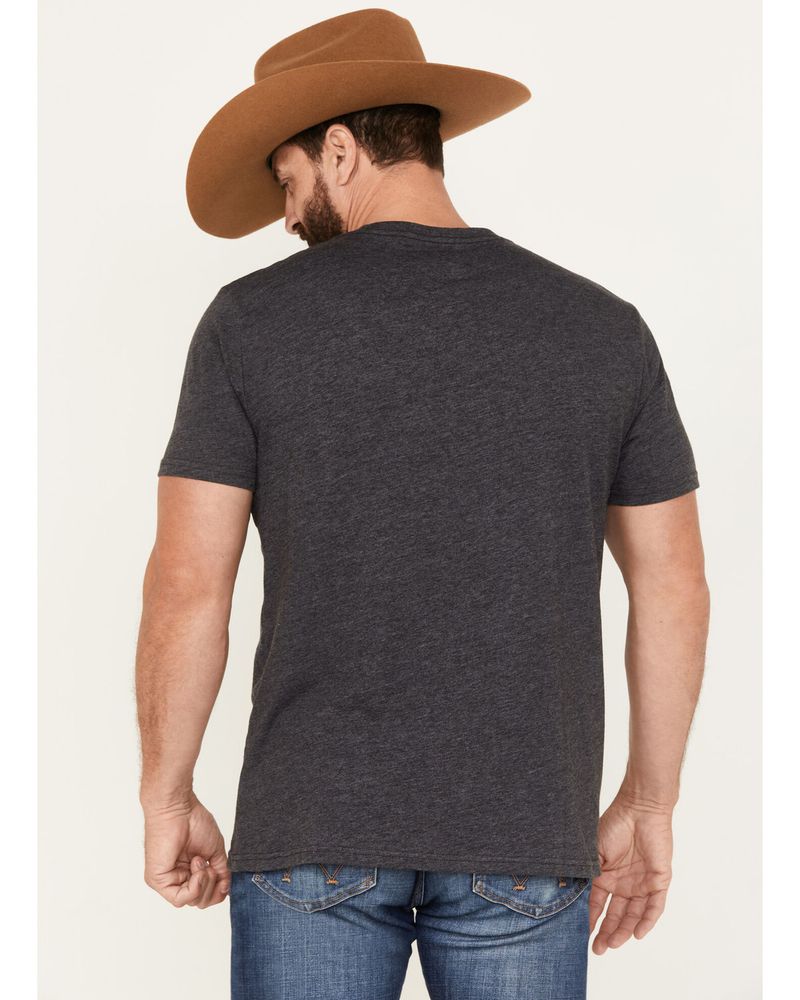 Wrangler Men's Yellowstone Dutton Ranch Wolf Short Sleeve Graphic T-Shirt