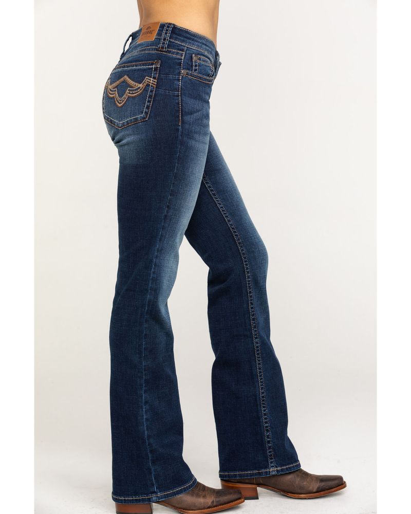 Women's Shyanne Medium Basic Bootcut Stretch Jeans