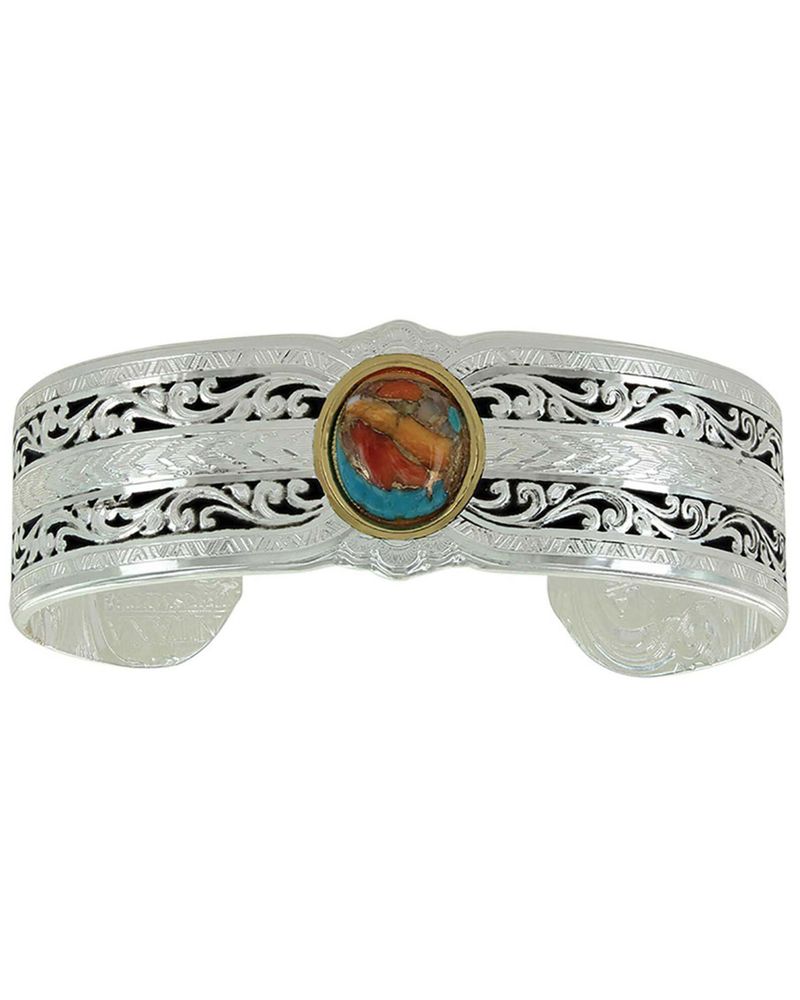 Montana Silversmiths Blue Spring Turquoise Cuff Bracelet