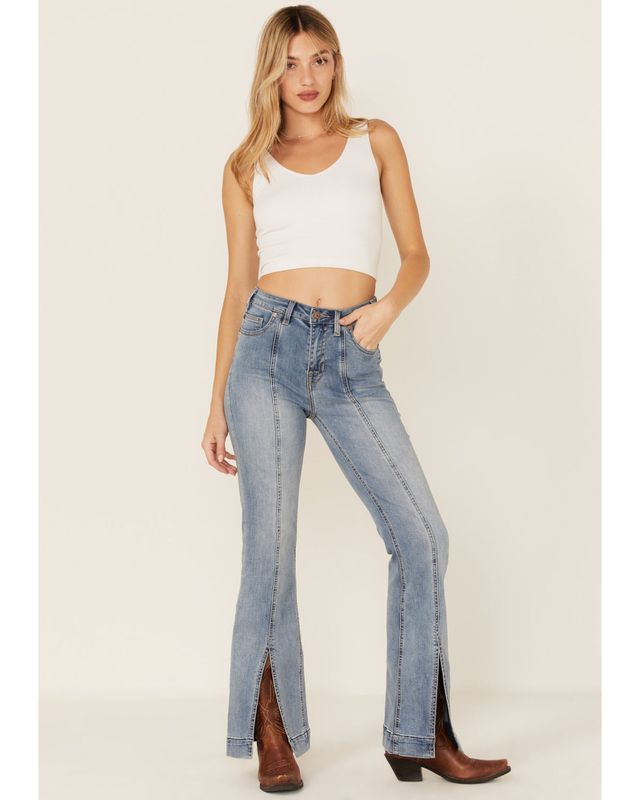 Women's Trouser Leg Jeans