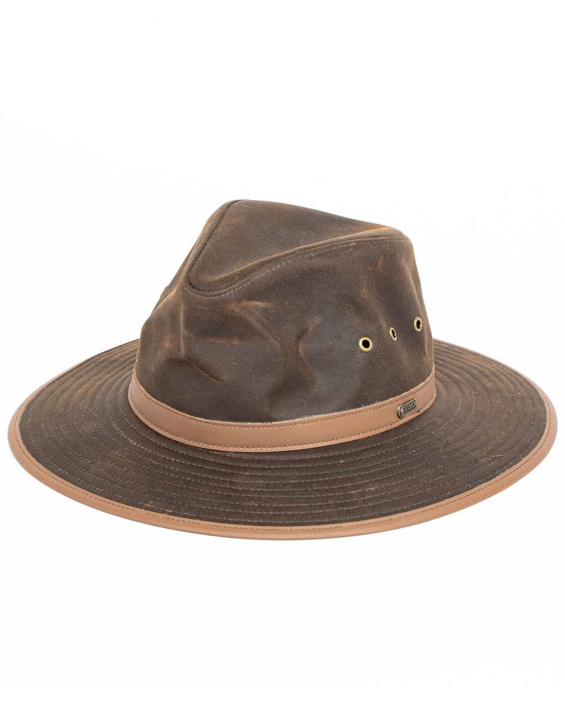 Hawx Men's Outback Weathered Cotton Sun Work Hat