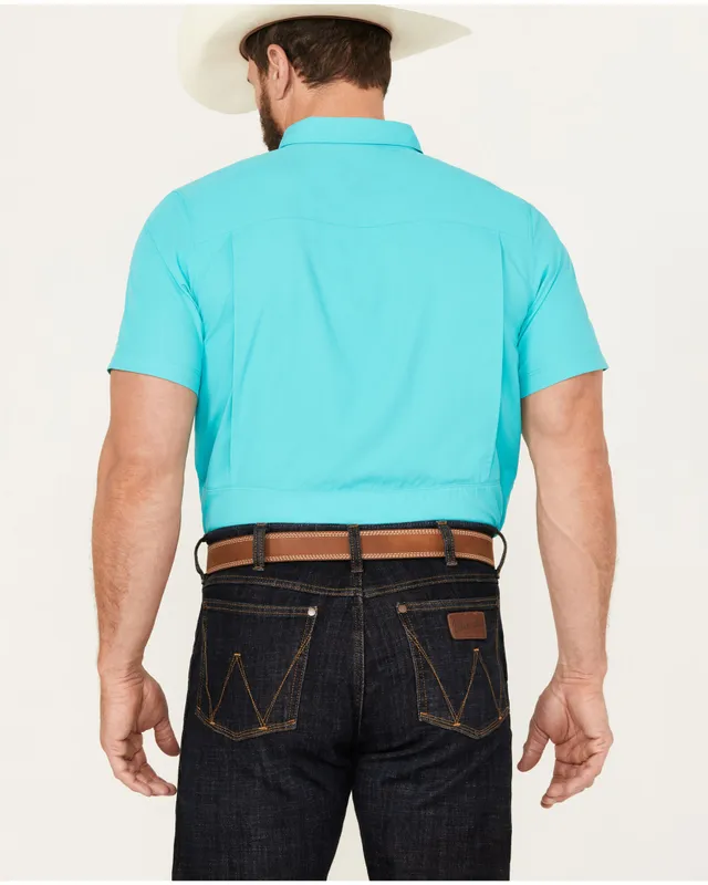 Ariat Men's VentTEK Outbound Solid Fitted Short Sleeve Performance Shirt