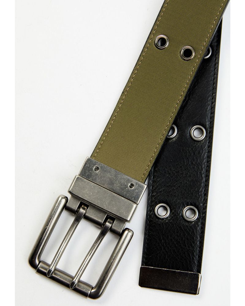 Levi's Men's Reversible Double-Prong Faux Leather Work Belt