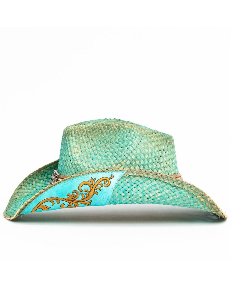 Shyanne Women's Cactus Flower Western Straw Hat