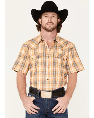 Cody James Men's Charro Large Plaid Snap Western Shirt