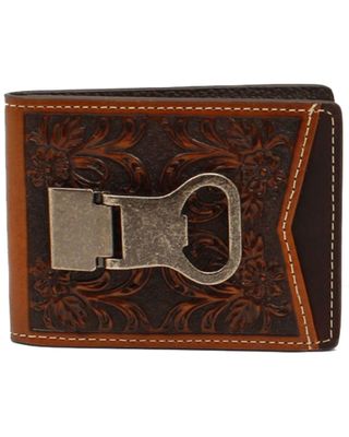 Cody James Men's Embossed Bi-Fold Wallet