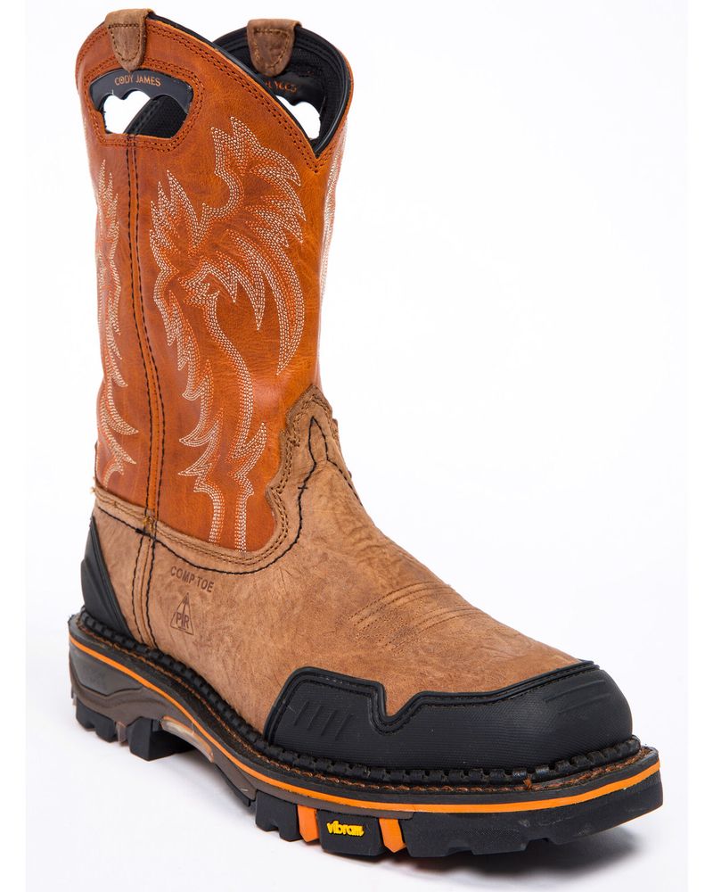 Cody James Men's 11 Decimator Western Work Boots - Nano Composite Toe