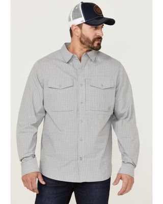 Brothers & Sons Men's Small Plaid Long Sleeve Button-Down Western Shirt