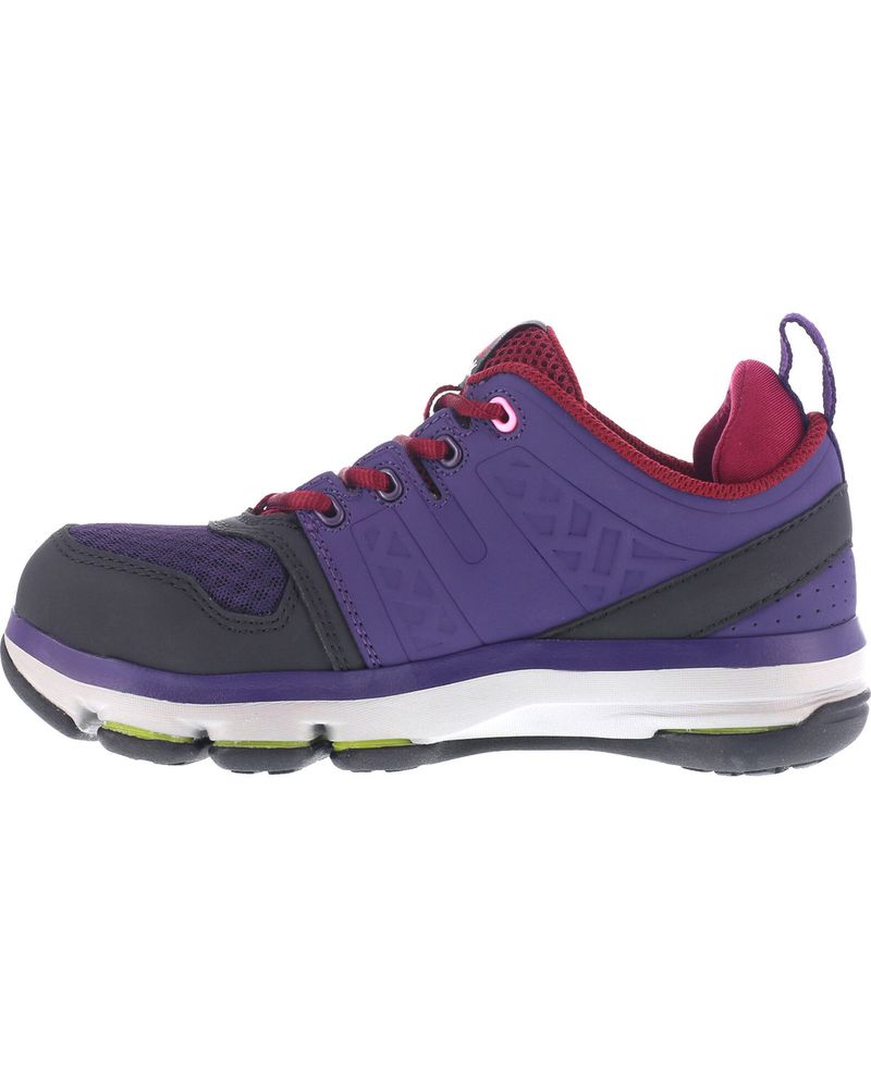 Reebok Women's Violet Athletic Oxford DMX Flex Work Shoes - Alloy Toe