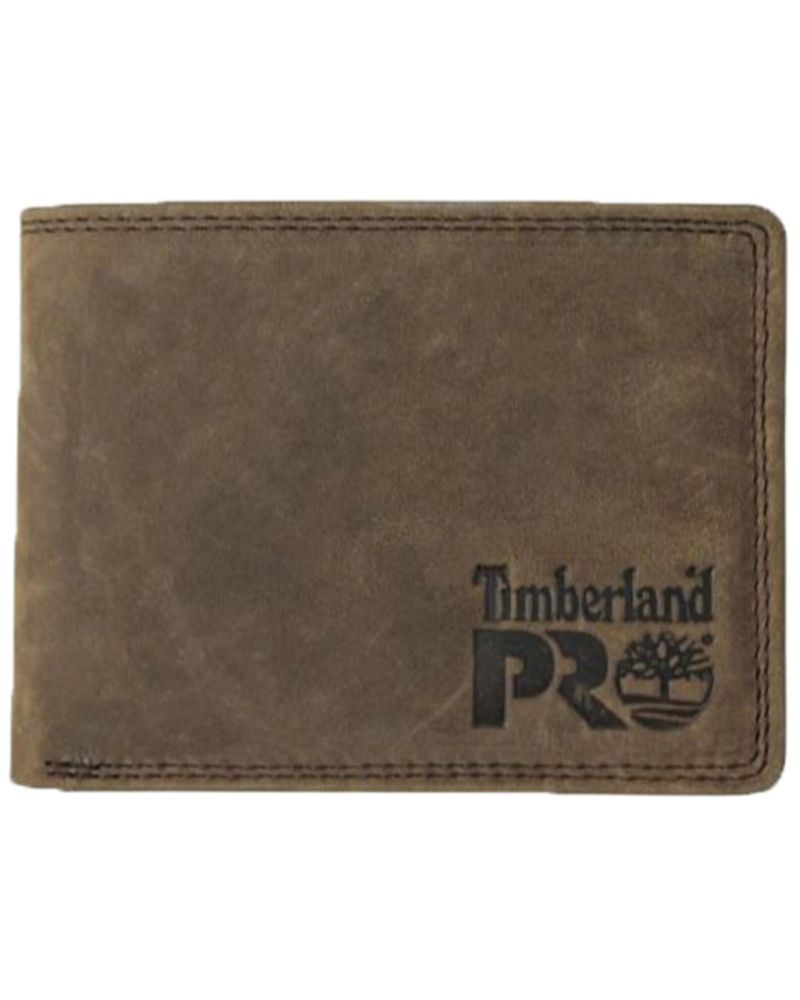 Timberland Pro Men's Leather RFID Flip Pocket Wallet