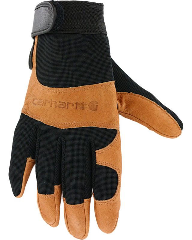 Carhartt Insulated Grain Leather Safety-Cuff Work Gloves for Men