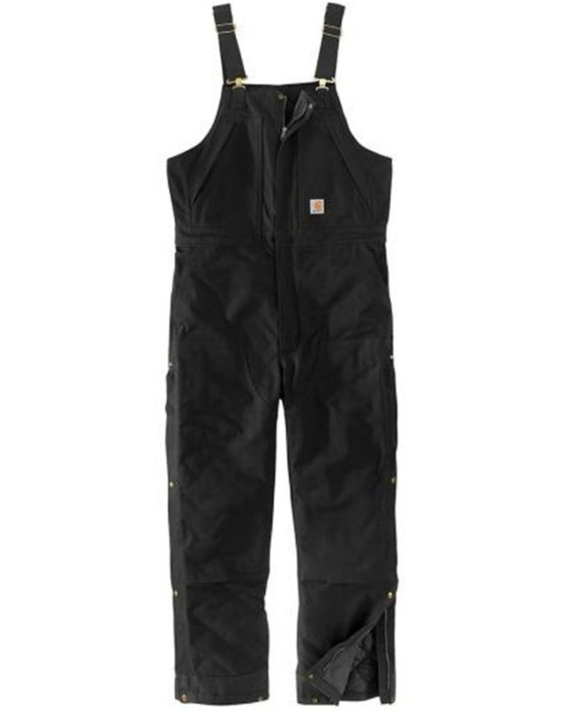 Carhartt Loose Fit Firm Duck Insulated Bib Overall | Black | 3XL