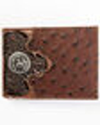 Cody James Men's Bifold Ostrich Wallet