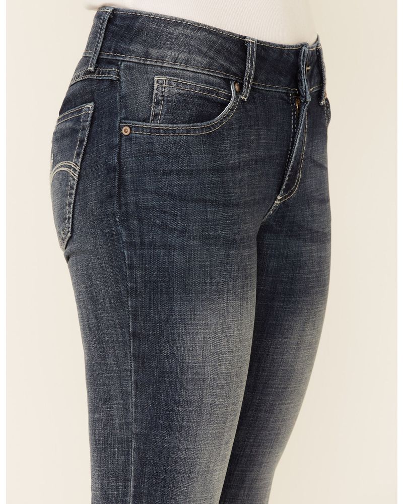 Wrangler Women's Medium Wash Straight Leg Jeans