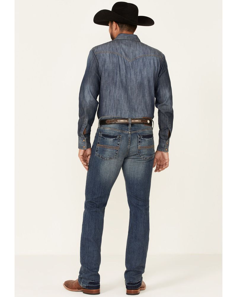 Cody James Men's Roan Medium Wash Stretch Slim Straight Jeans