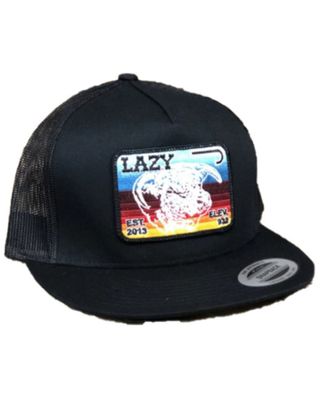 Lazy J Ranchwear Men's Serape Striped Elevation Mesh Back Ball Cap