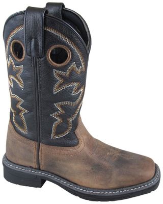 Smoky Mountain Boys' Stampede Western Boots - Square Toe