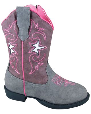 Smoky Mountain Toddler Girls' Austin Lights Western Boots - Round Toe