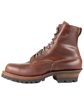 Whit's Boots Men's Logger 7" Lace-Up Work - Round Toe