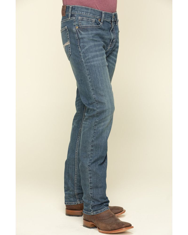 Cody James Men's Stone Cold Medium Wash Stretch Slim Straight Jeans