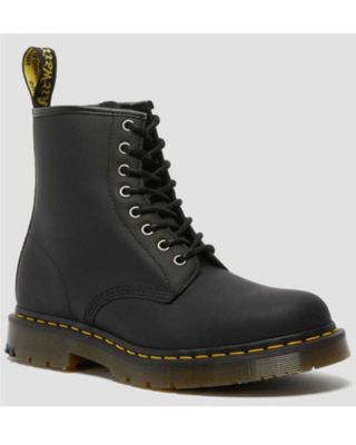 Dr. Martens Wintergrip Matte 8 Eye Lace-Up Boots - Round Toe