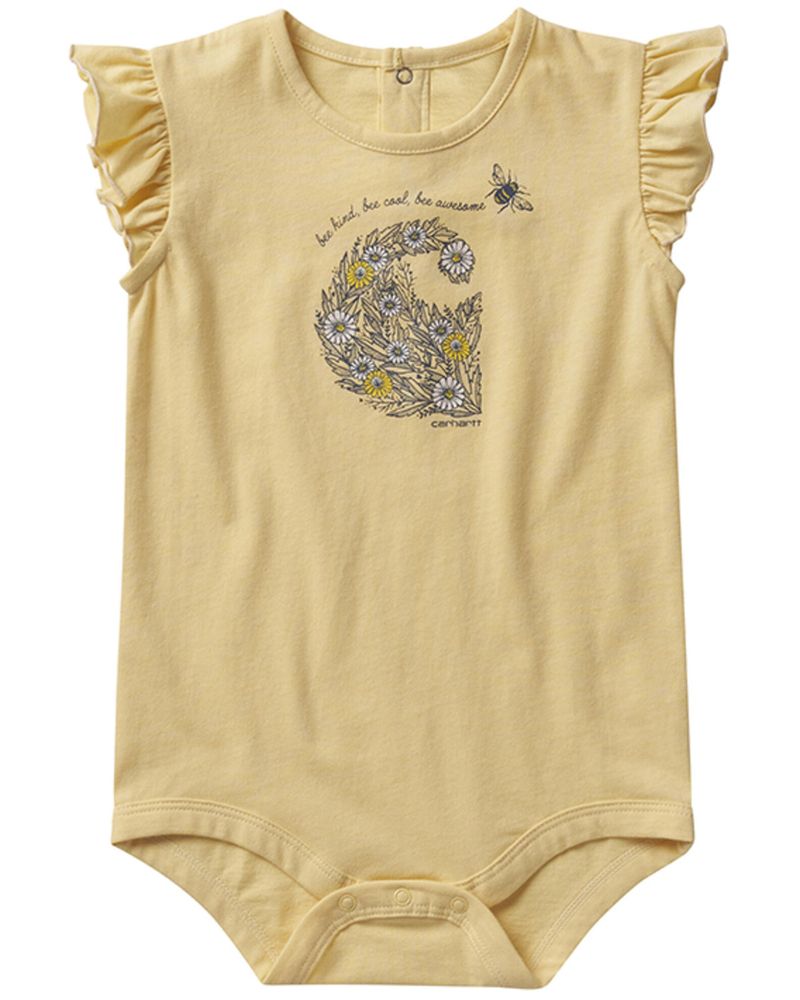 Carhartt Infant-Girls' Day On The Farm Graphic Onesie