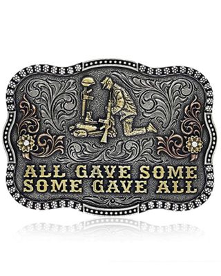 Montana Silversmiths Men's All Gave Some Remembrance Buckle