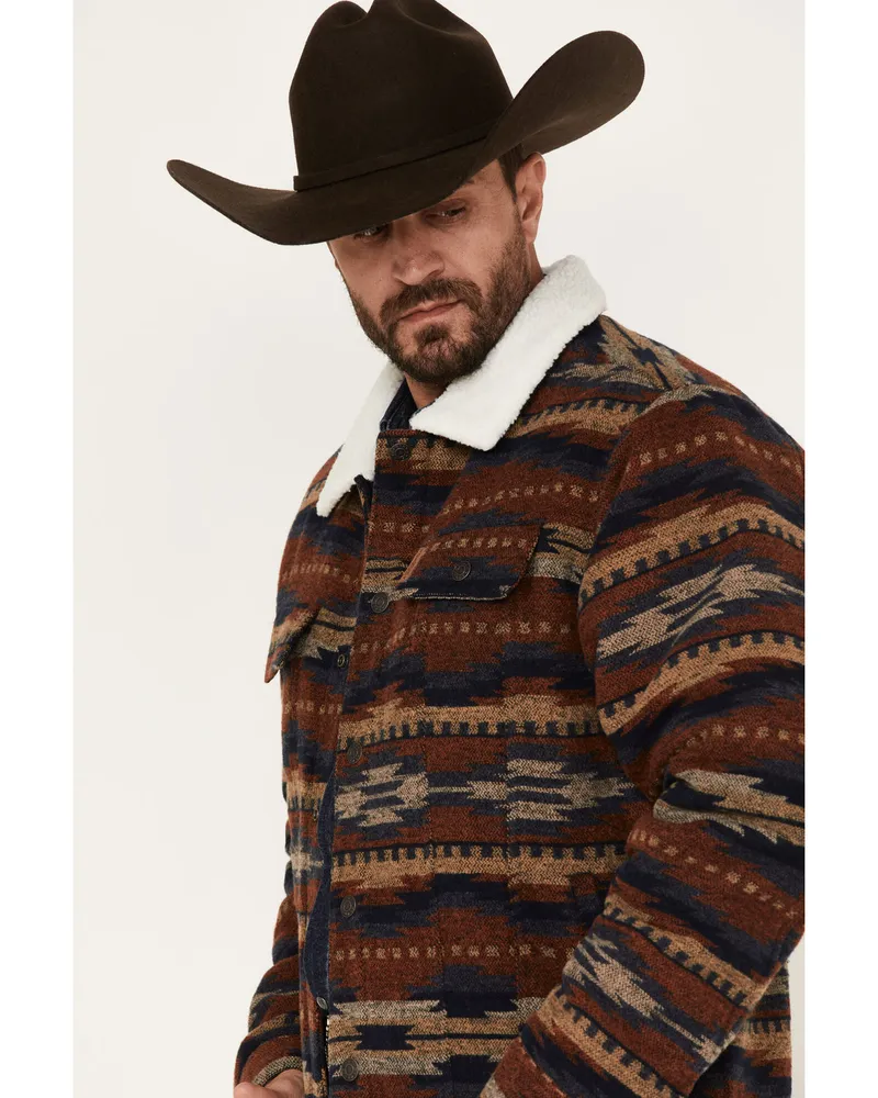 Cinch Men’s Brown Southwestern Print Jacket